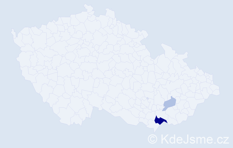 Příjmení: 'Wlaschinská', počet výskytů 8 v celé ČR