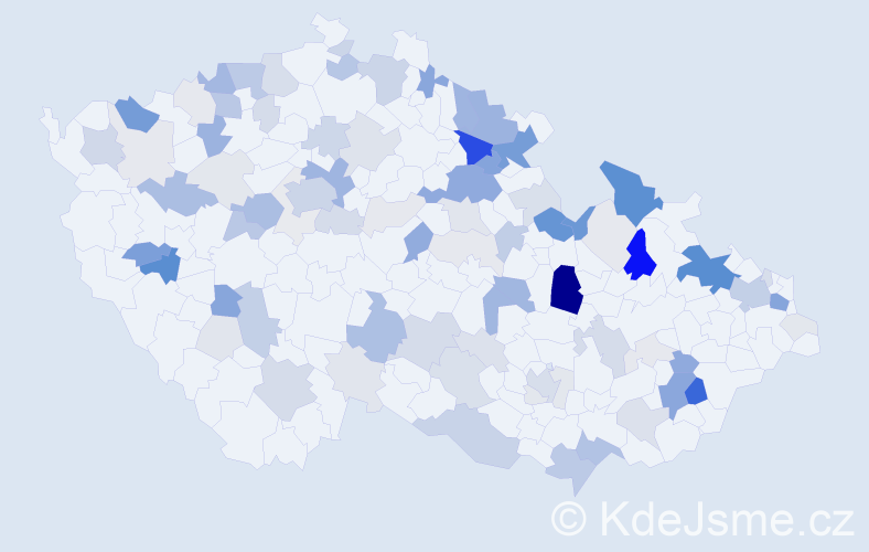 Příjmení: 'Schreiber', počet výskytů 338 v celé ČR