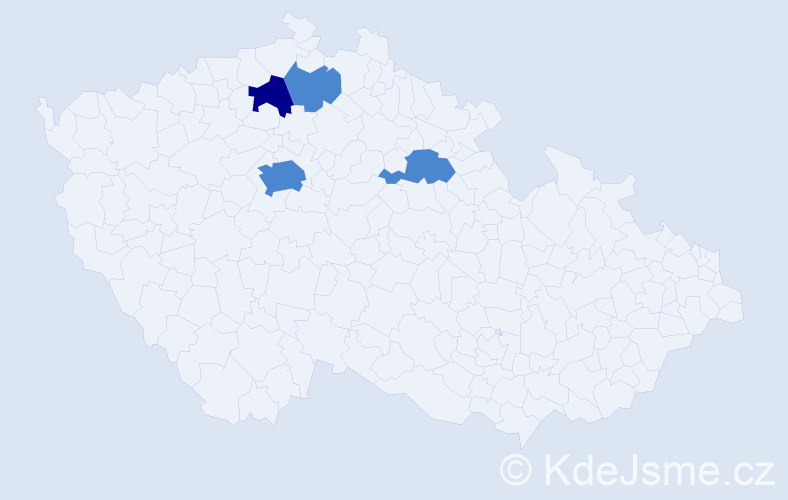 Příjmení: 'Davaanyam', počet výskytů 6 v celé ČR