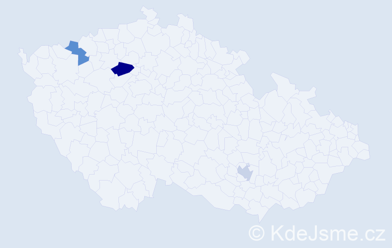 Příjmení: 'Alscher', počet výskytů 4 v celé ČR