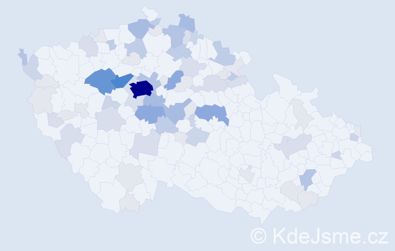 Příjmení: 'Fejtková', počet výskytů 236 v celé ČR