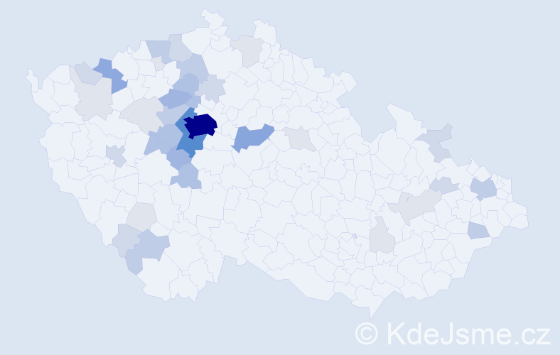 Příjmení: 'Fafejta', počet výskytů 128 v celé ČR