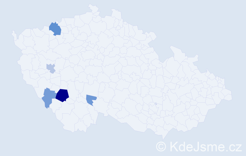 Příjmení: 'Lohberger', počet výskytů 14 v celé ČR