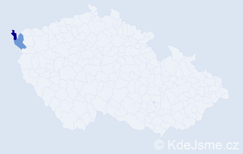 Příjmení: 'Kitajevová', počet výskytů 4 v celé ČR