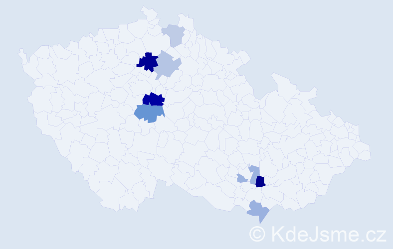 Příjmení: 'Musteata', počet výskytů 17 v celé ČR