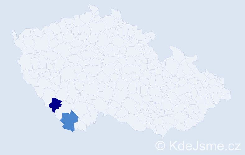 Příjmení: 'Plechynger', počet výskytů 4 v celé ČR