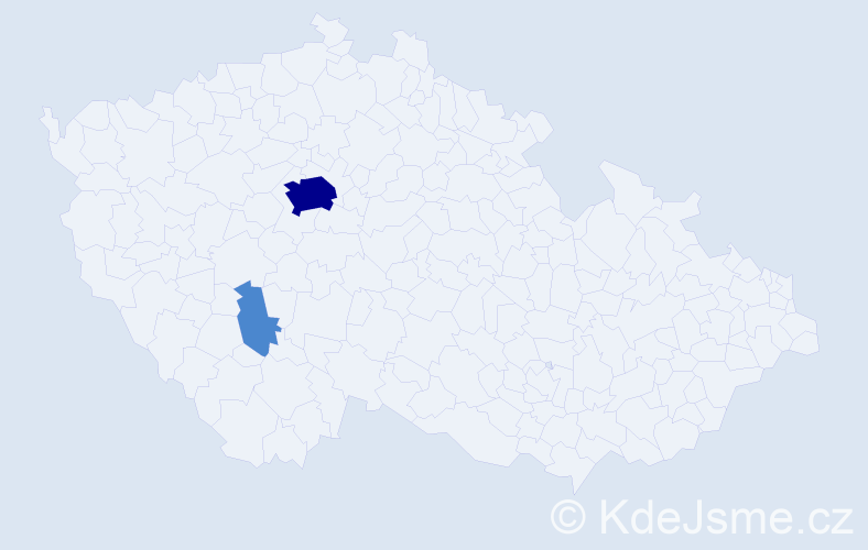 Příjmení: 'Soltysová', počet výskytů 4 v celé ČR