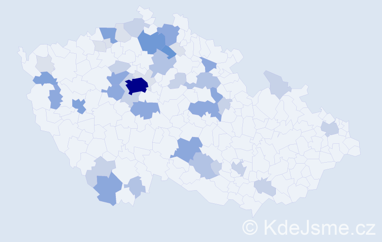 Příjmení: 'Herbst', počet výskytů 142 v celé ČR