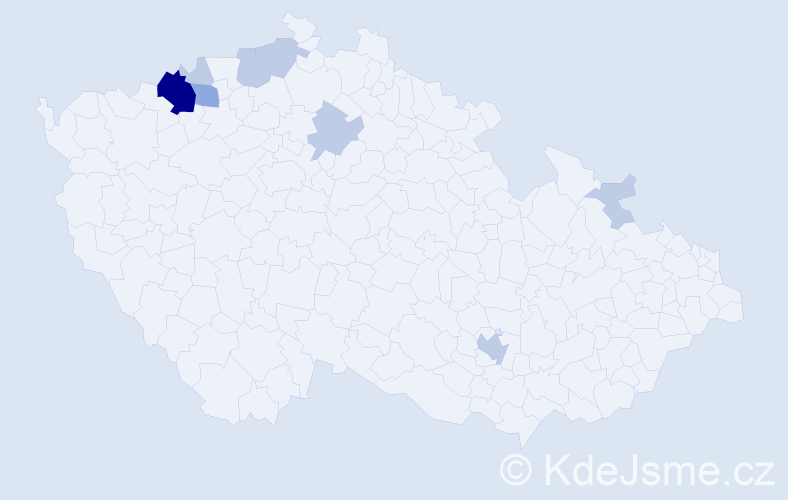 Příjmení: 'Berthold', počet výskytů 18 v celé ČR
