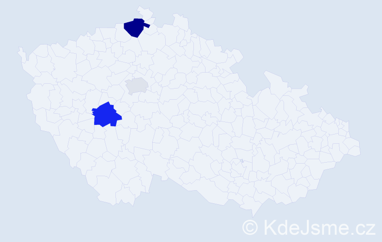 Příjmení: 'Lipkovics', počet výskytů 6 v celé ČR