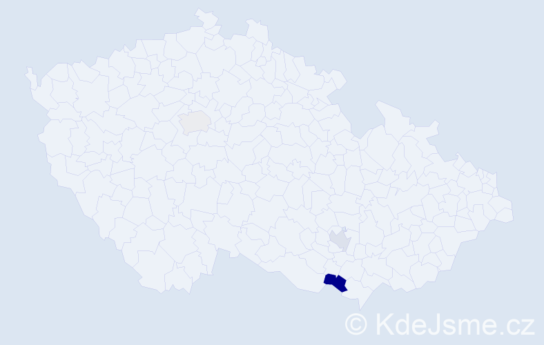 Příjmení: 'Ruggeri', počet výskytů 4 v celé ČR