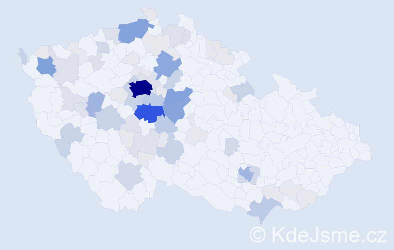 Příjmení: 'Polesná', počet výskytů 265 v celé ČR