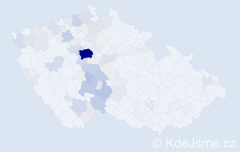 Příjmení: 'Babická', počet výskytů 367 v celé ČR