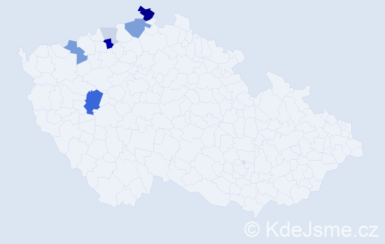 Příjmení: 'Denisov', počet výskytů 18 v celé ČR