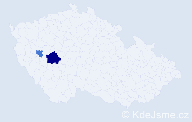 Příjmení: 'Nedbalska', počet výskytů 2 v celé ČR
