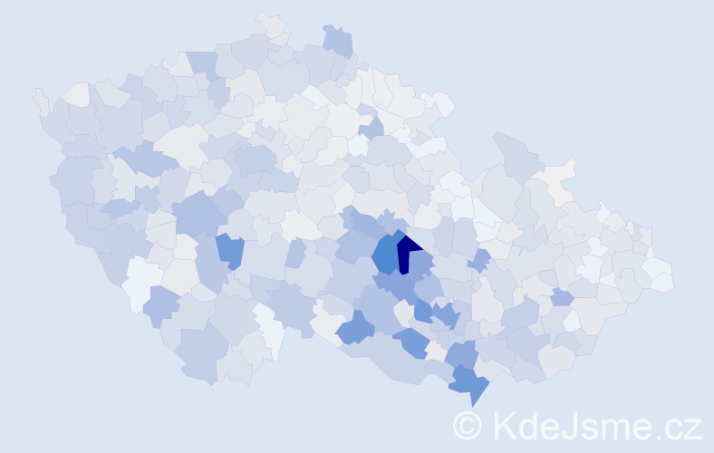 Příjmení: 'Slámová', počet výskytů 3037 v celé ČR