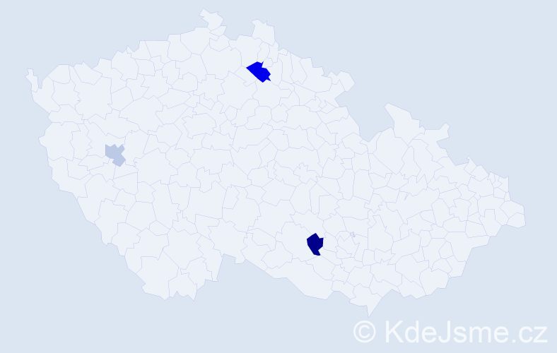 Příjmení: 'Baratta', počet výskytů 4 v celé ČR