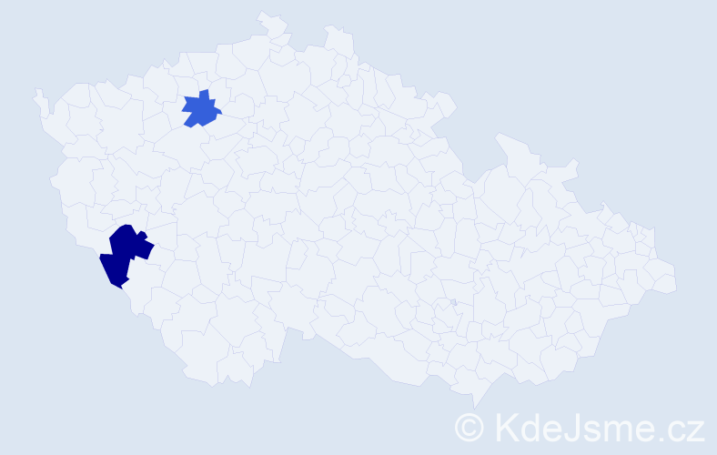 Příjmení: 'Kobzarenko', počet výskytů 3 v celé ČR