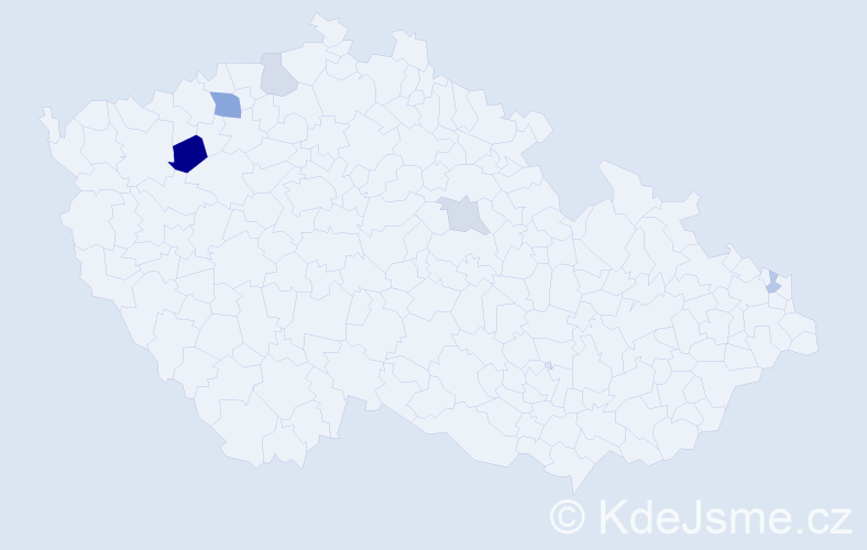 Příjmení: 'Höbeltová', počet výskytů 9 v celé ČR