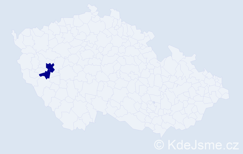Příjmení: 'Profeltová', počet výskytů 2 v celé ČR