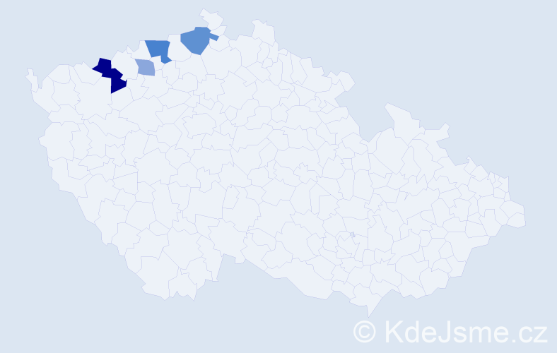 Příjmení: 'Kühnerová', počet výskytů 9 v celé ČR
