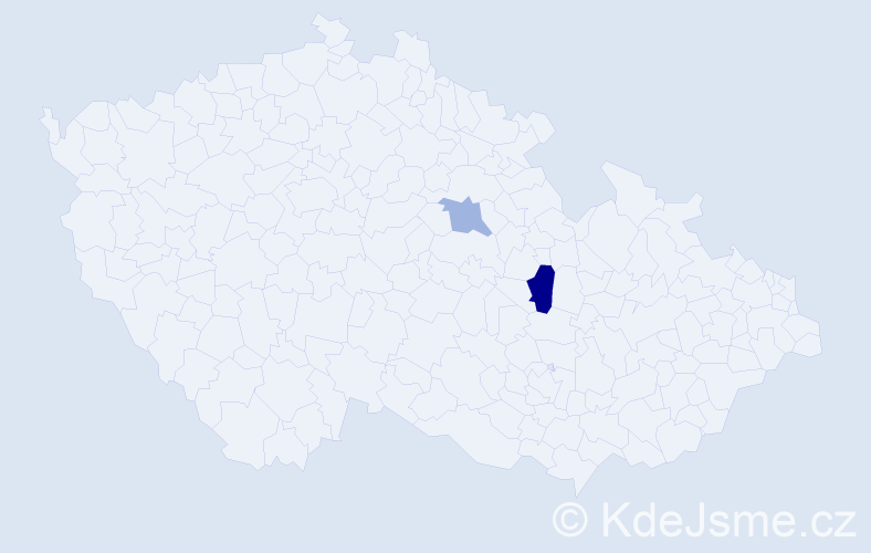 Příjmení: 'Semenei', počet výskytů 3 v celé ČR