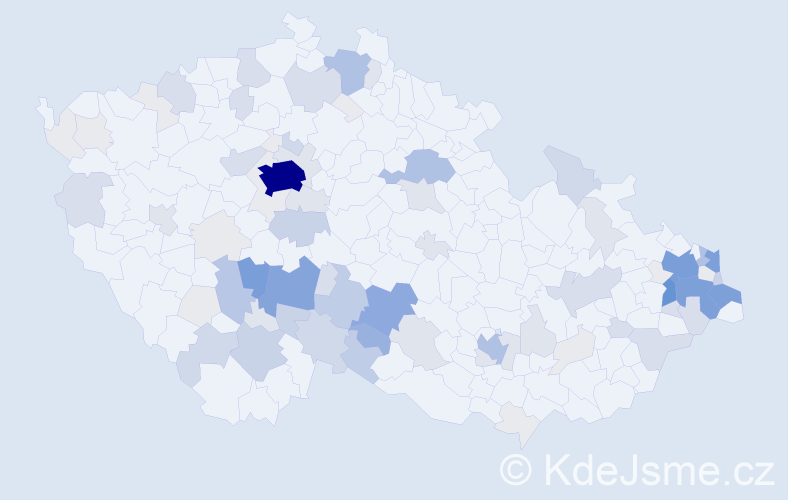 Příjmení: 'Buzek', počet výskytů 367 v celé ČR