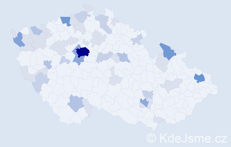 Příjmení: 'Lai', počet výskytů 114 v celé ČR