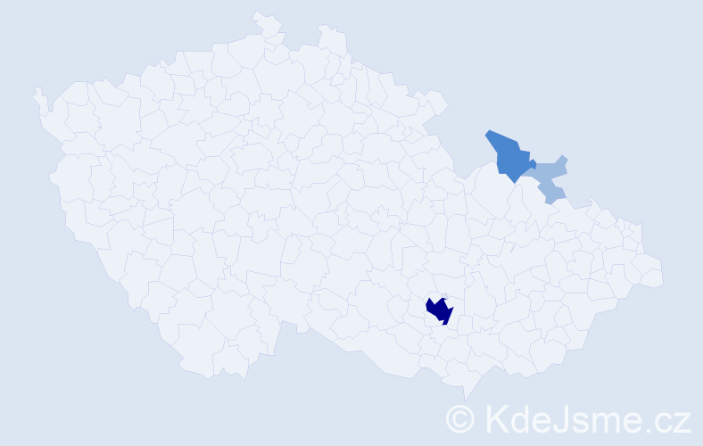 Příjmení: 'Sideridu', počet výskytů 7 v celé ČR