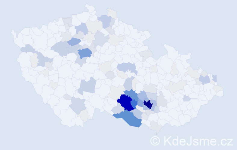 Příjmení: 'Hort', počet výskytů 504 v celé ČR