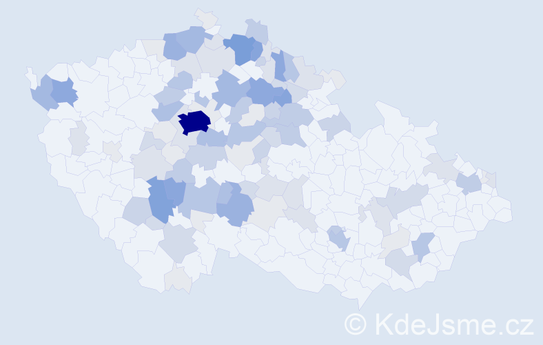 Příjmení: 'Lhotová', počet výskytů 385 v celé ČR