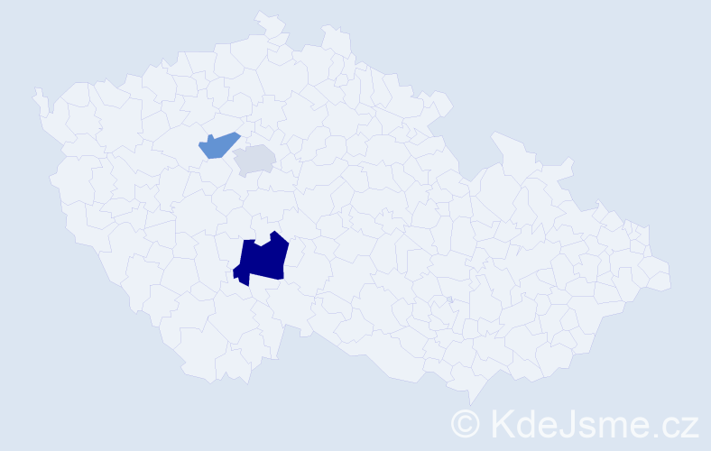 Příjmení: 'Matso', počet výskytů 4 v celé ČR