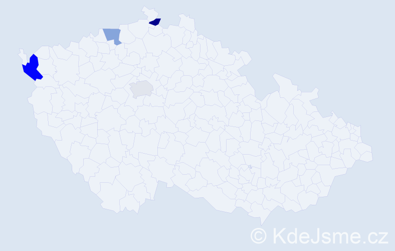 Příjmení: '"Tang Van"', počet výskytů 5 v celé ČR
