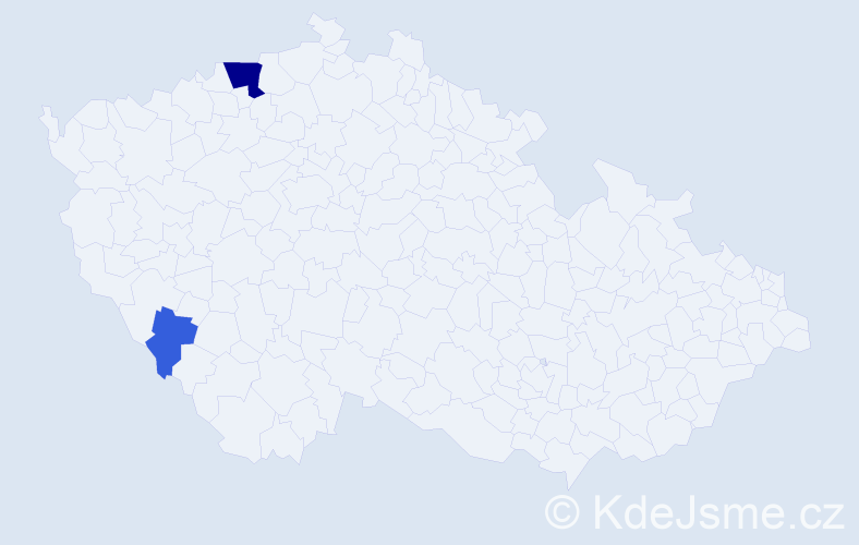 Příjmení: 'Zahorčák', počet výskytů 7 v celé ČR