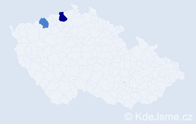 Příjmení: 'Buzo', počet výskytů 7 v celé ČR