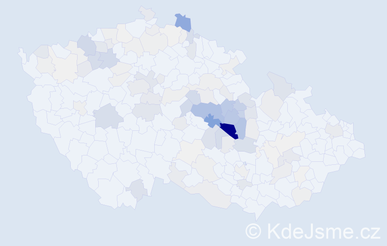 Příjmení: 'Roušarová', počet výskytů 326 v celé ČR