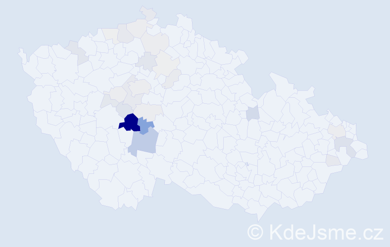 Příjmení: 'Herma', počet výskytů 88 v celé ČR