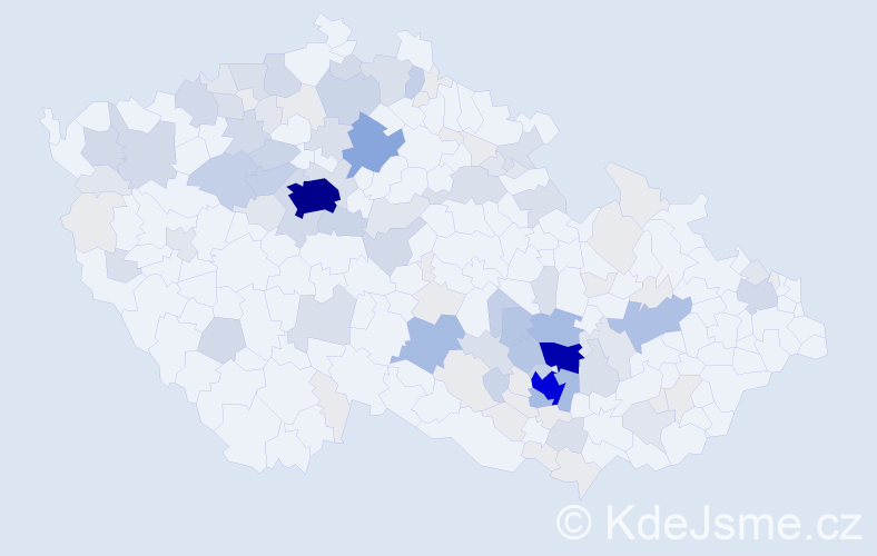 Příjmení: 'Flek', počet výskytů 435 v celé ČR