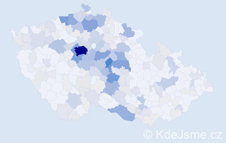 Příjmení: 'Semerádová', počet výskytů 788 v celé ČR