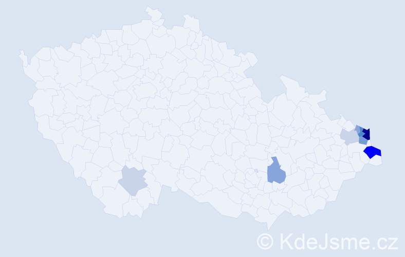 Příjmení: 'Szkuta', počet výskytů 41 v celé ČR