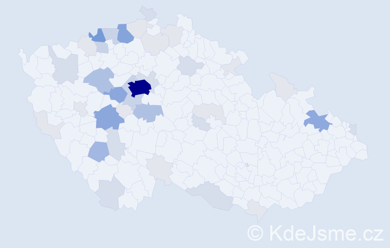 Příjmení: 'Korejsová', počet výskytů 137 v celé ČR