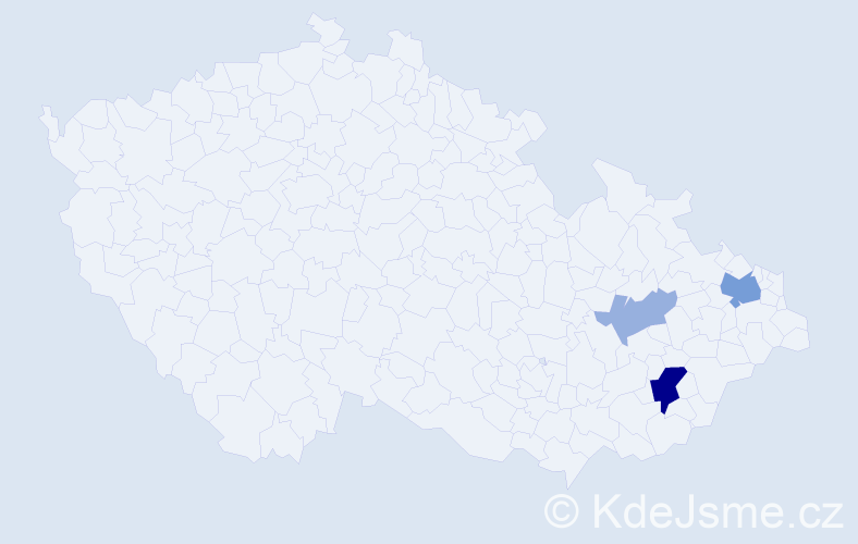 Příjmení: 'Baumbach', počet výskytů 8 v celé ČR