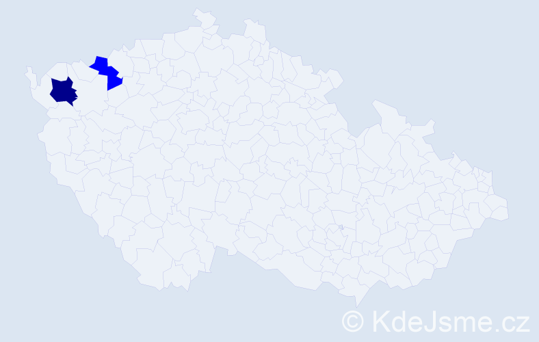 Příjmení: 'Avtov', počet výskytů 3 v celé ČR
