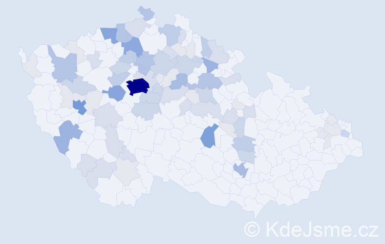 Příjmení: 'Vaisová', počet výskytů 253 v celé ČR