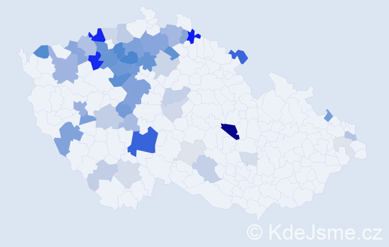 Příjmení: 'Pleticha', počet výskytů 222 v celé ČR