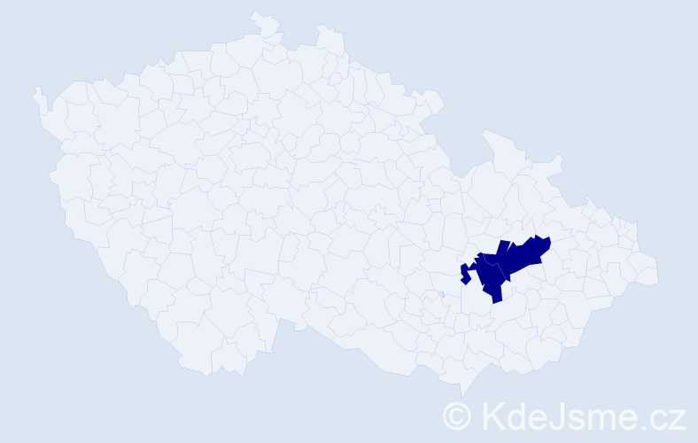 Příjmení: 'Sulejmanovová', počet výskytů 2 v celé ČR