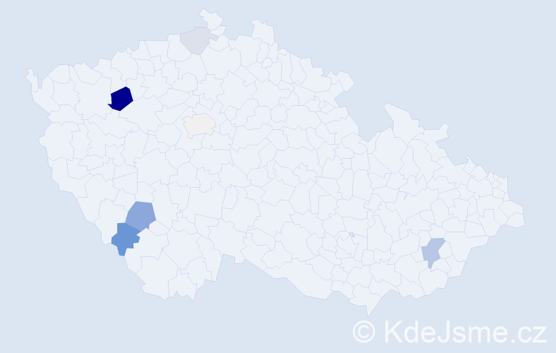 Příjmení: 'Holfeld', počet výskytů 15 v celé ČR