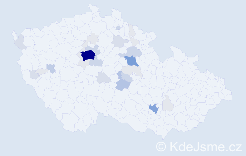 Příjmení: 'Shpilka', počet výskytů 103 v celé ČR