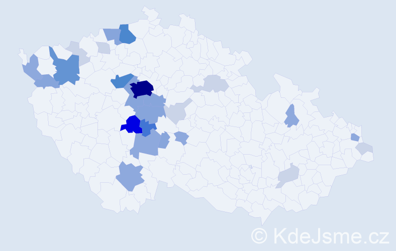Příjmení: 'Polidar', počet výskytů 84 v celé ČR