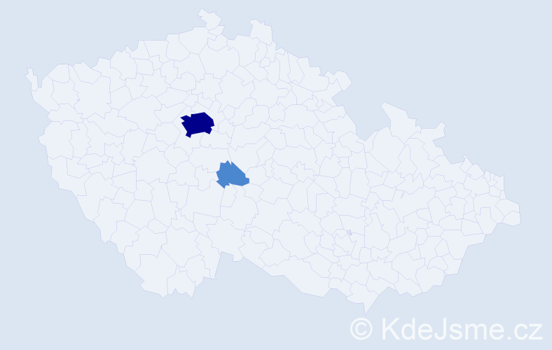 Příjmení: 'Vainagii', počet výskytů 4 v celé ČR